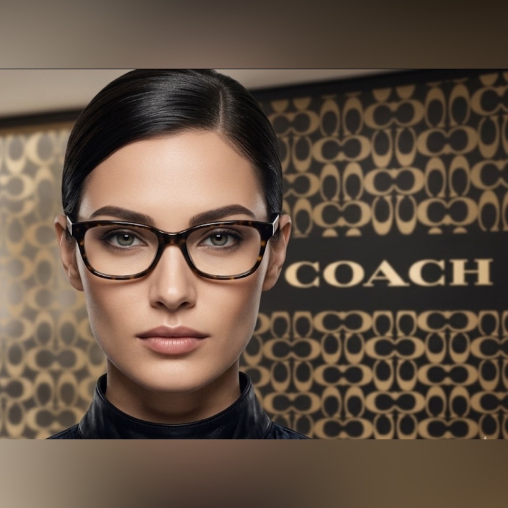 Authentic Coach signat designer prescription eyeglasses frames